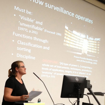 Surveillance lecture, Creative Arts