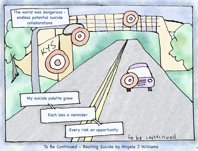 To Be Continued is a hand-drawn comic about suicide. digitally painted in a watercolour style. Tweet @boxedangel